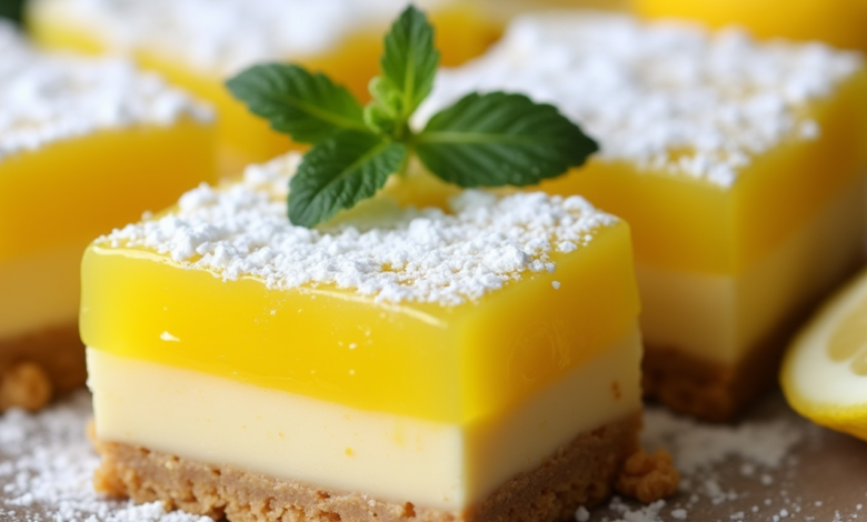 Creamy Lemon Squares: A Delightful Treat