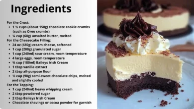 Baileys Irish Cream Cheesecake