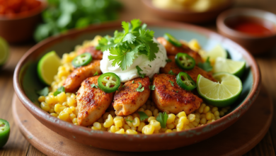 Zesty Street Corn Chicken Bowl
